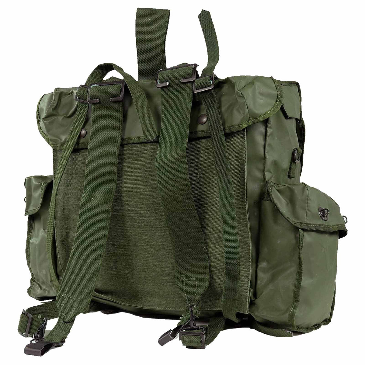 Original Belgian Army Plastic Rucksack Olive – Used