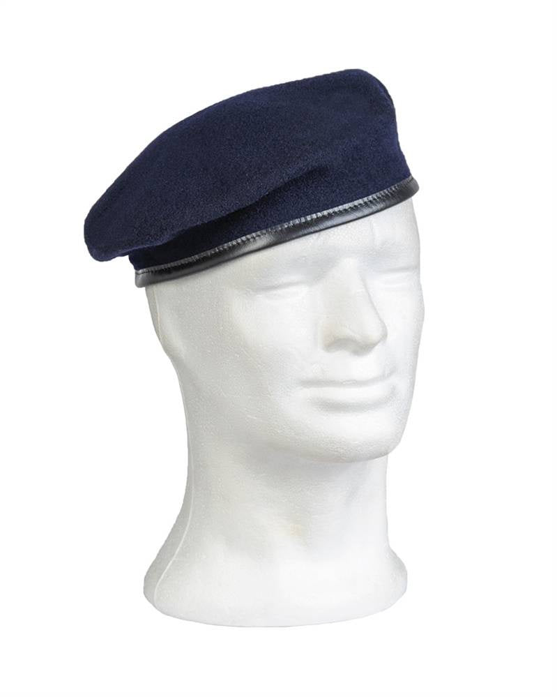 Original Plein Ciel Beret German Army Commando Bundeswehr 100% Merino Wool Blue