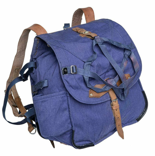 Original Romanian Army Backpack Blue – Used