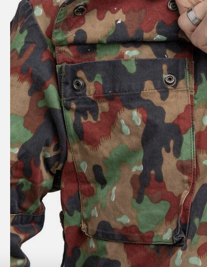 Original Swiss Army Camo M83 Field Jacket Alpenflage – Used