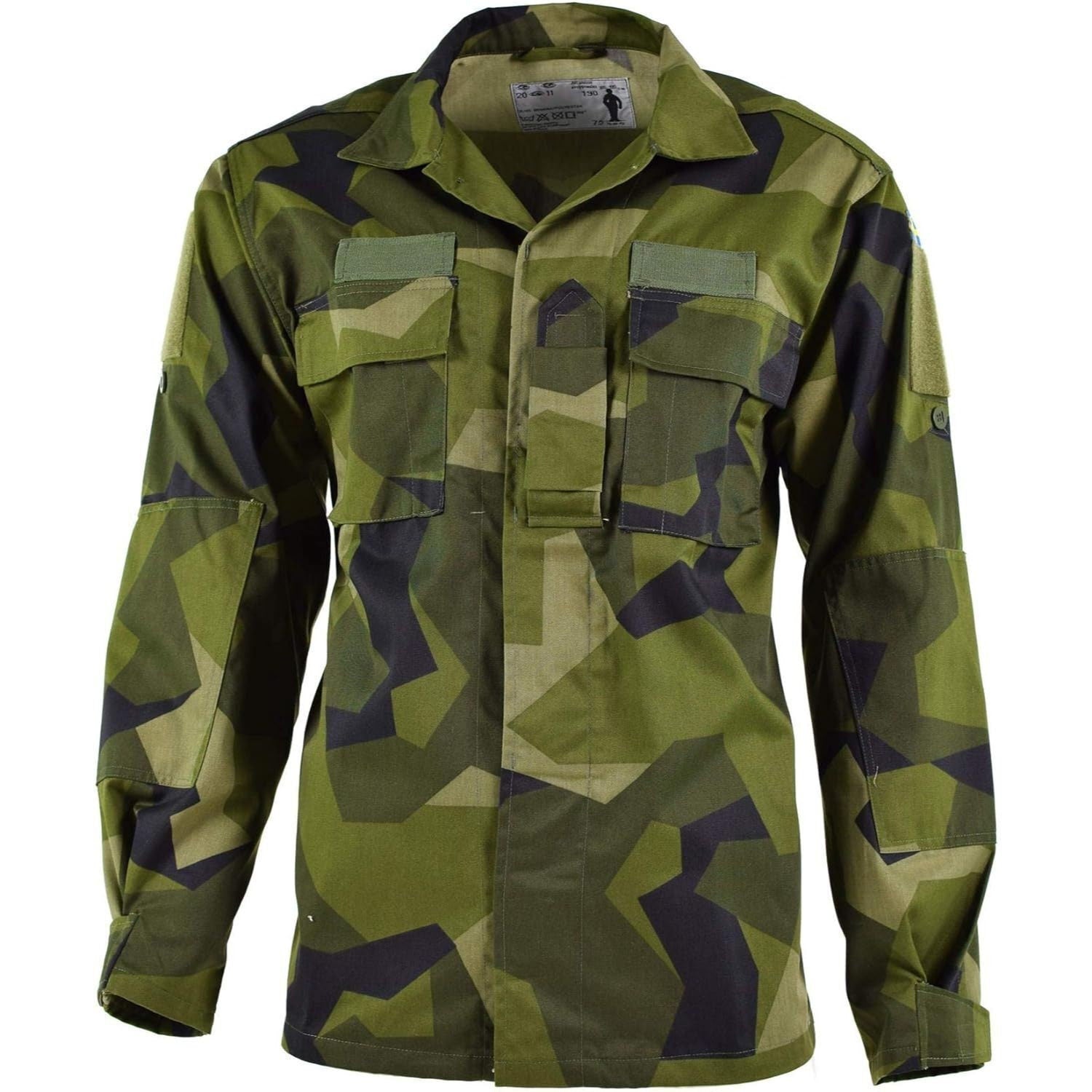 Original Swedish Army Jacket M90 Splinter – Used