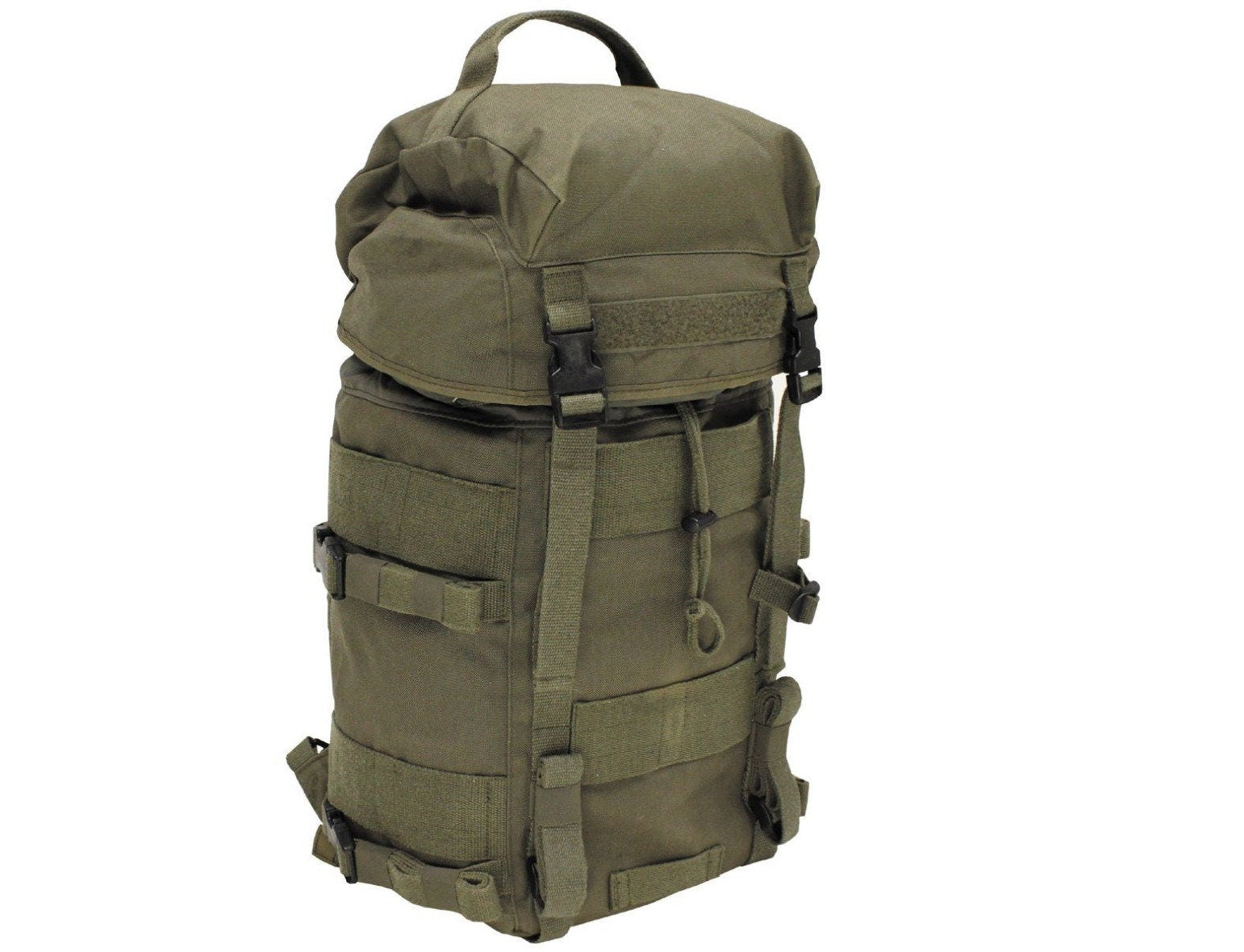 Original Austrian Army Rucksack with Utility Bag Olive – Used