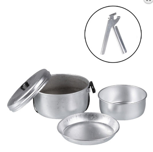 Genuine German Army 5-Pieces Trangia® Cook Set - Vintage Military Surplus Used