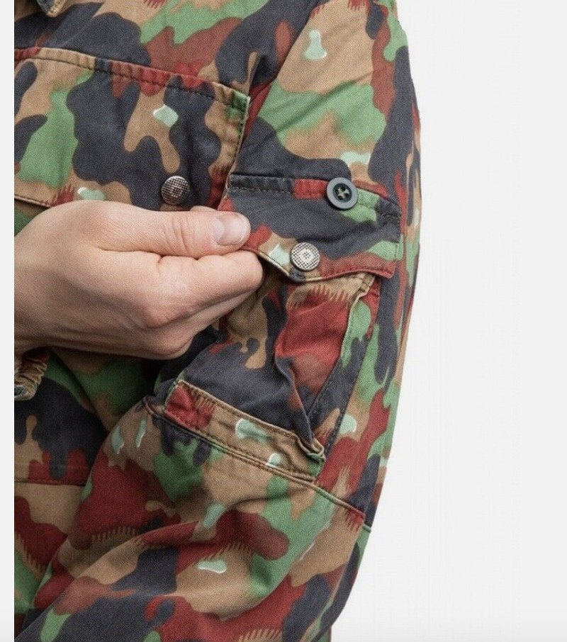 Original Swiss Army Camo M83 Field Jacket Alpenflage – Used