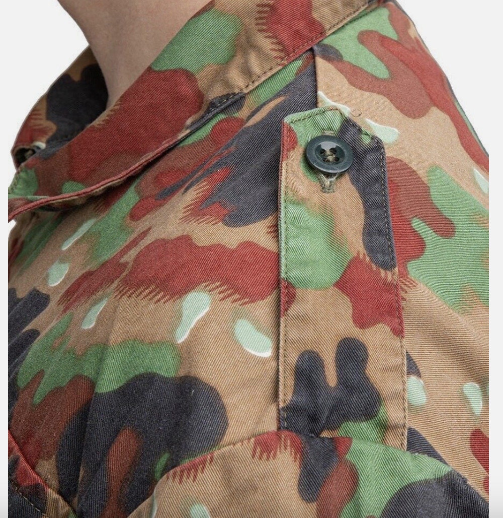 Original Swiss Army Camo M83 Field Jacket Alpenflage – Used