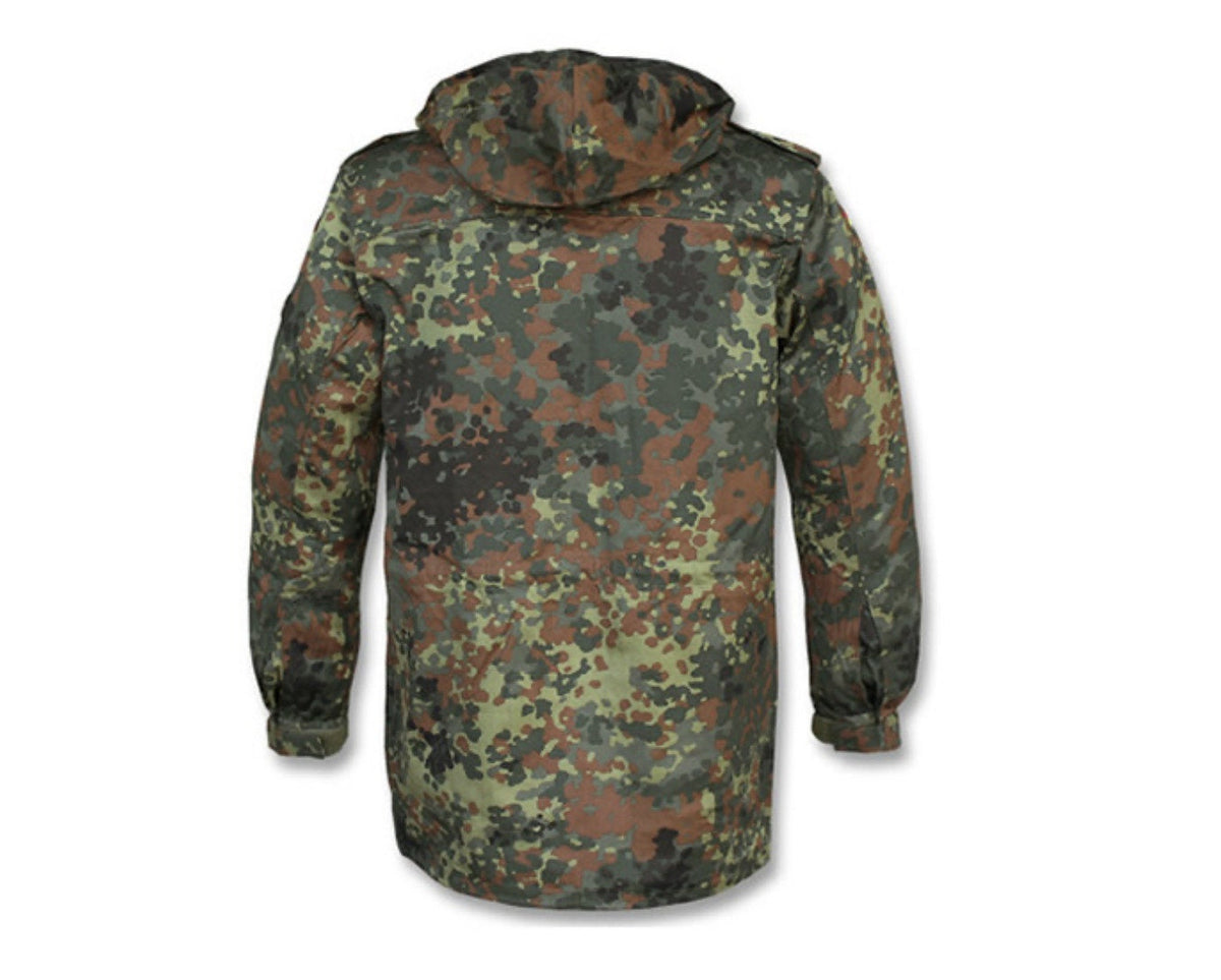 Mil-Tec German Genuine Flectar Parka with Liner Flecktarn