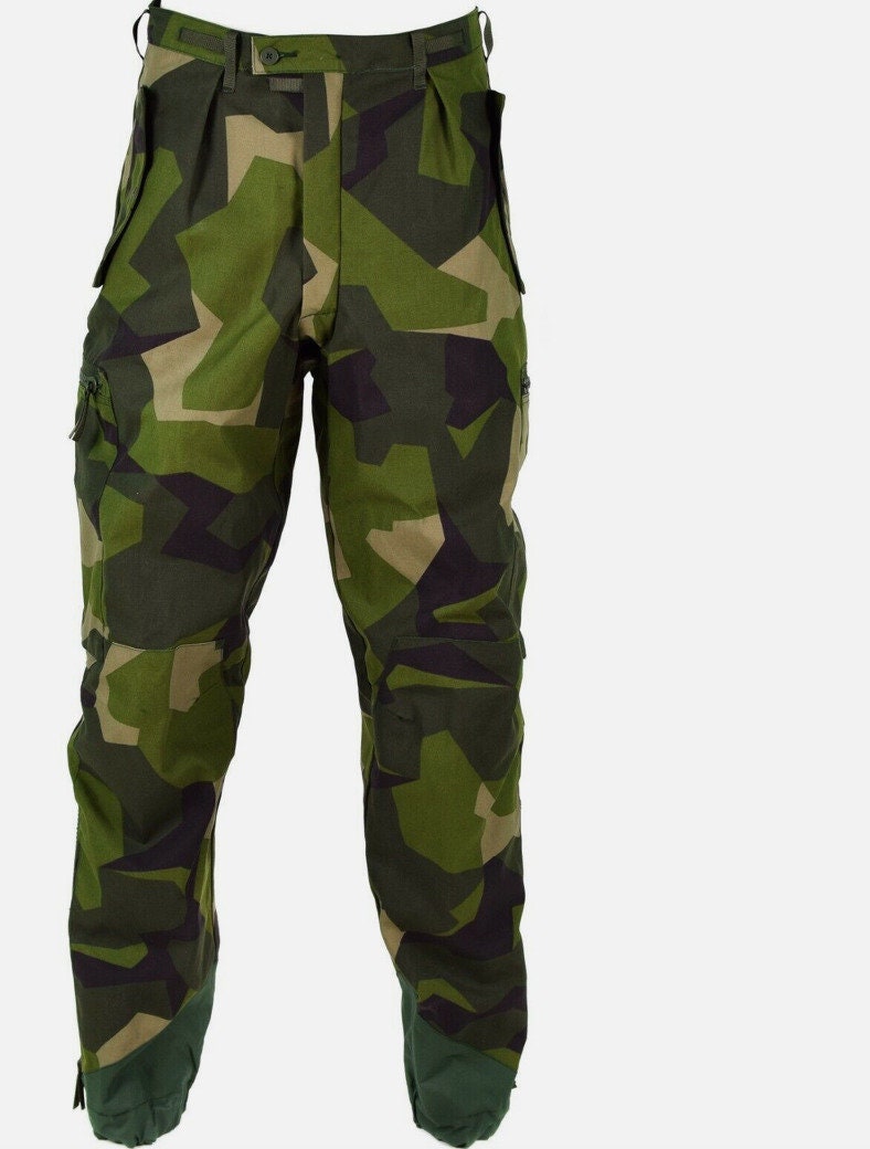 Original Swedish Army Trousers M90 Splinter – Used