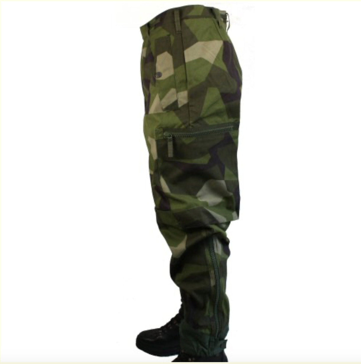 Original Swedish Army Trousers M90 Splinter – Used