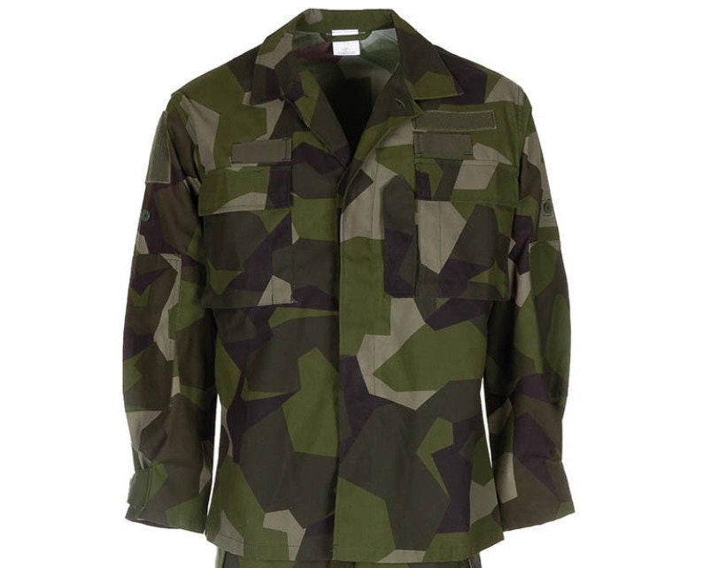 Original Swedish Army Jacket M90 Splinter – Used