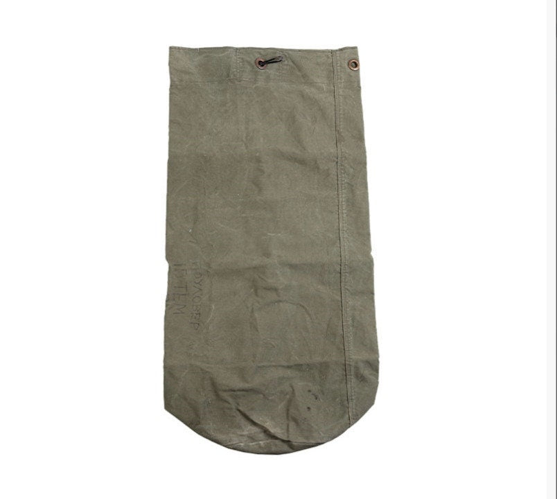 Military Surplus Greek US Type Large Cotton Duffle Bag – Used
