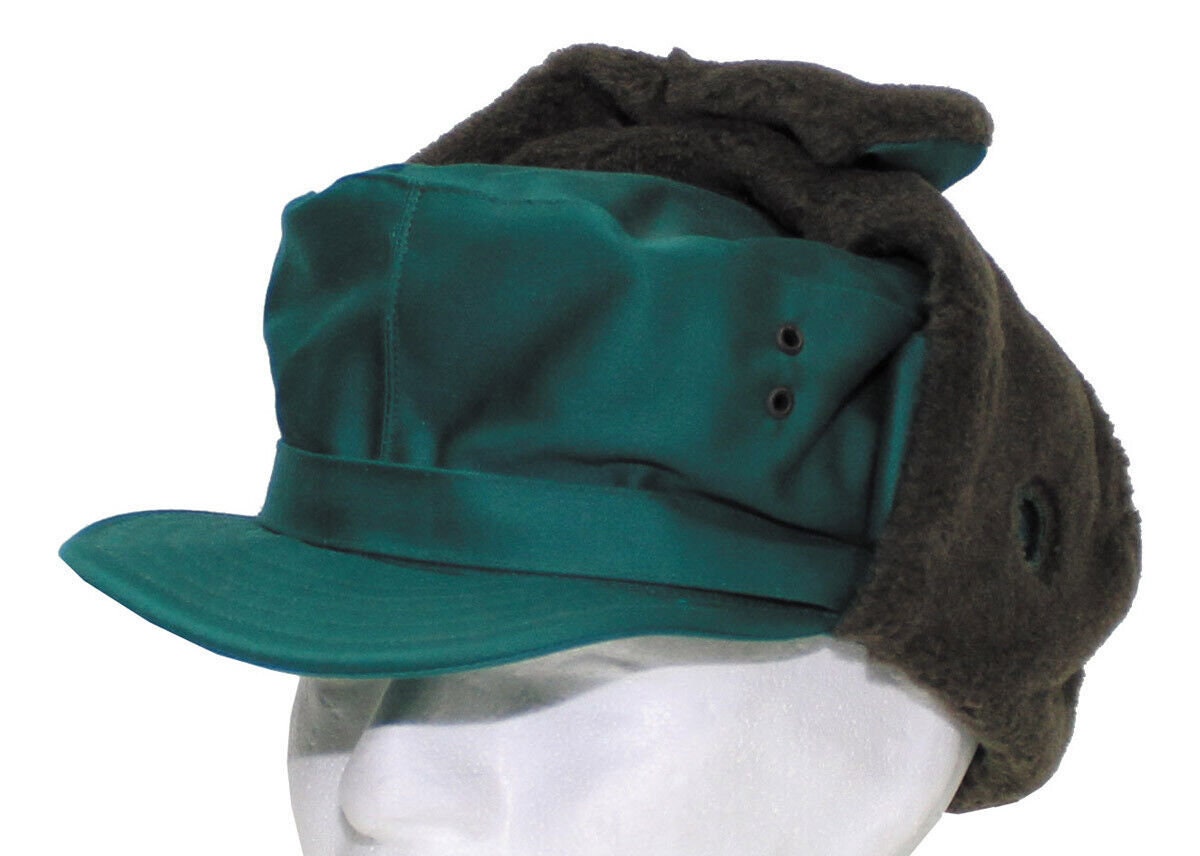 Original Austrian Army Winter Cap Green – Like New