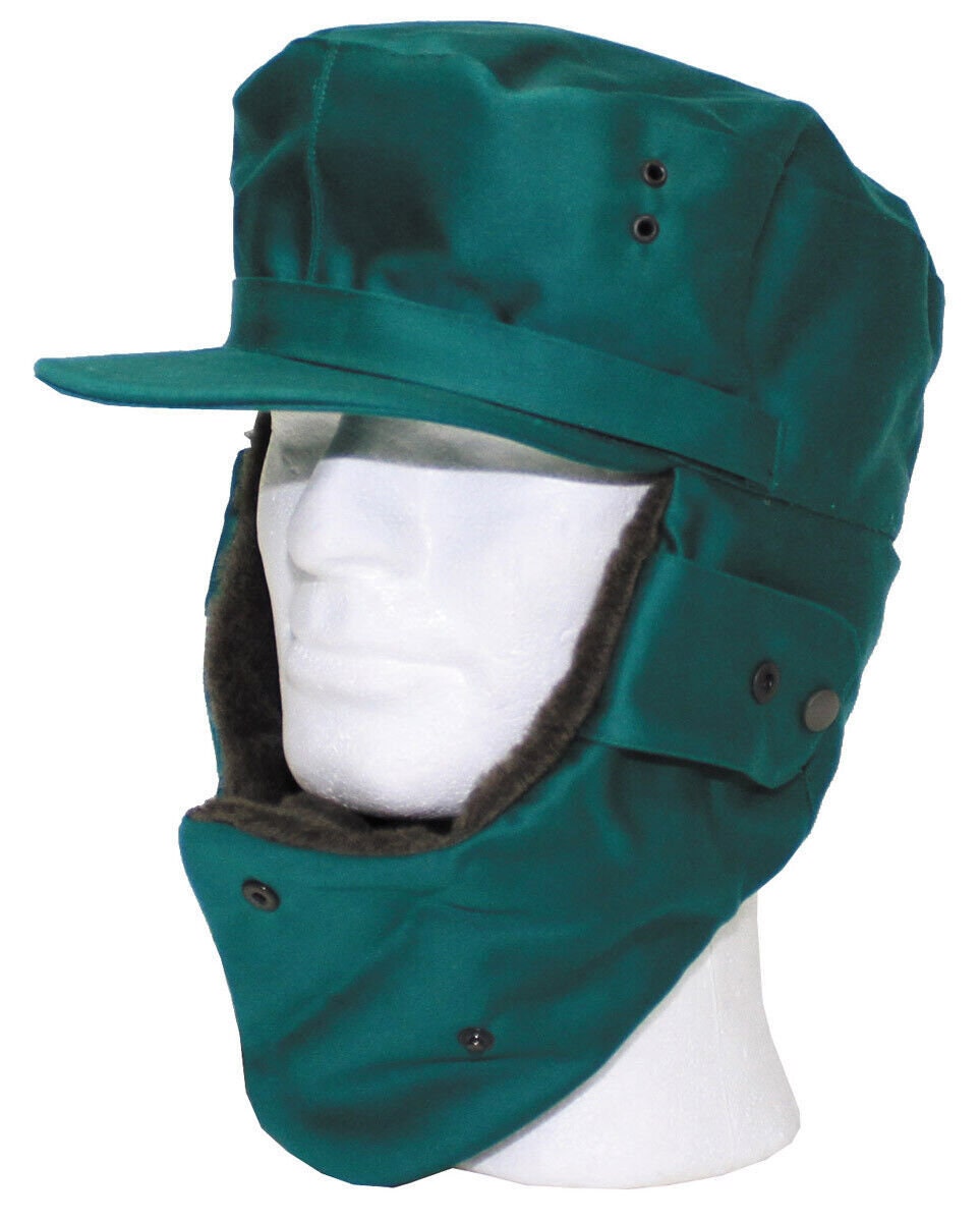 Original Austrian Army Winter Cap Green – Like New