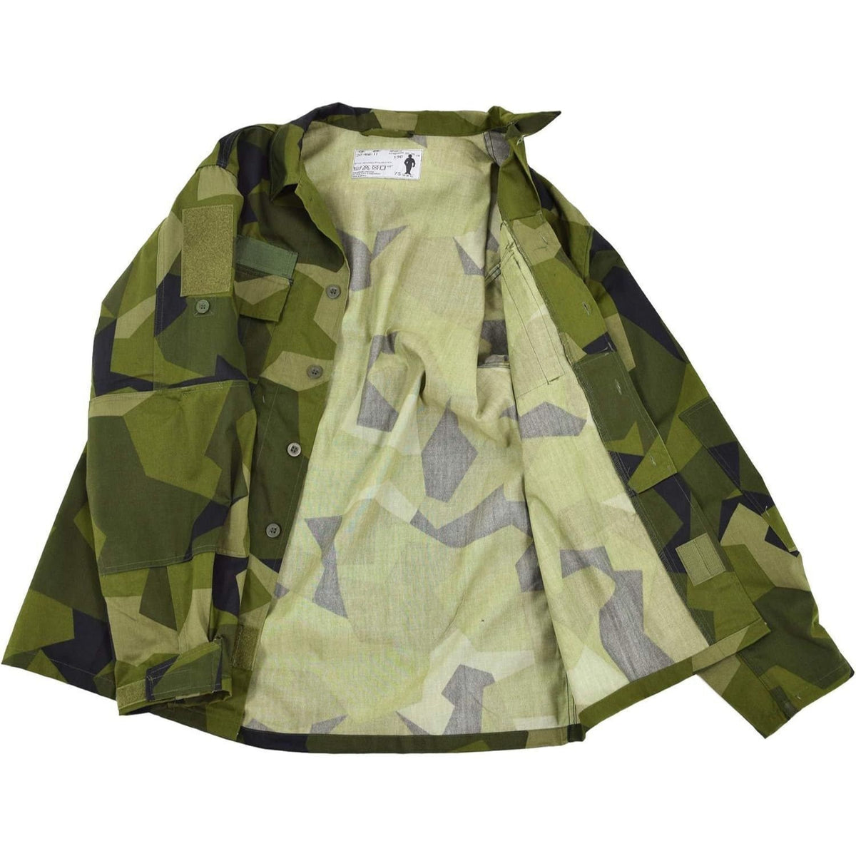 Original Swedish Army Jacket M90 Splinter – Used