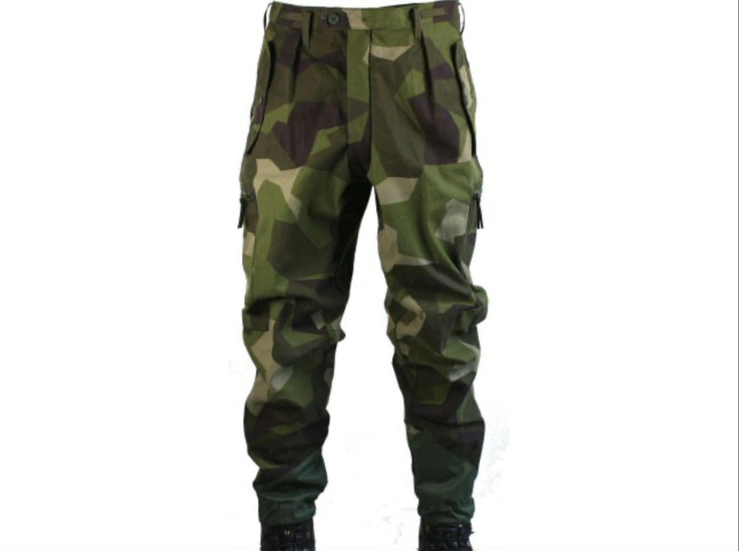 Original Swedish Army Trousers M90 Splinter – Used