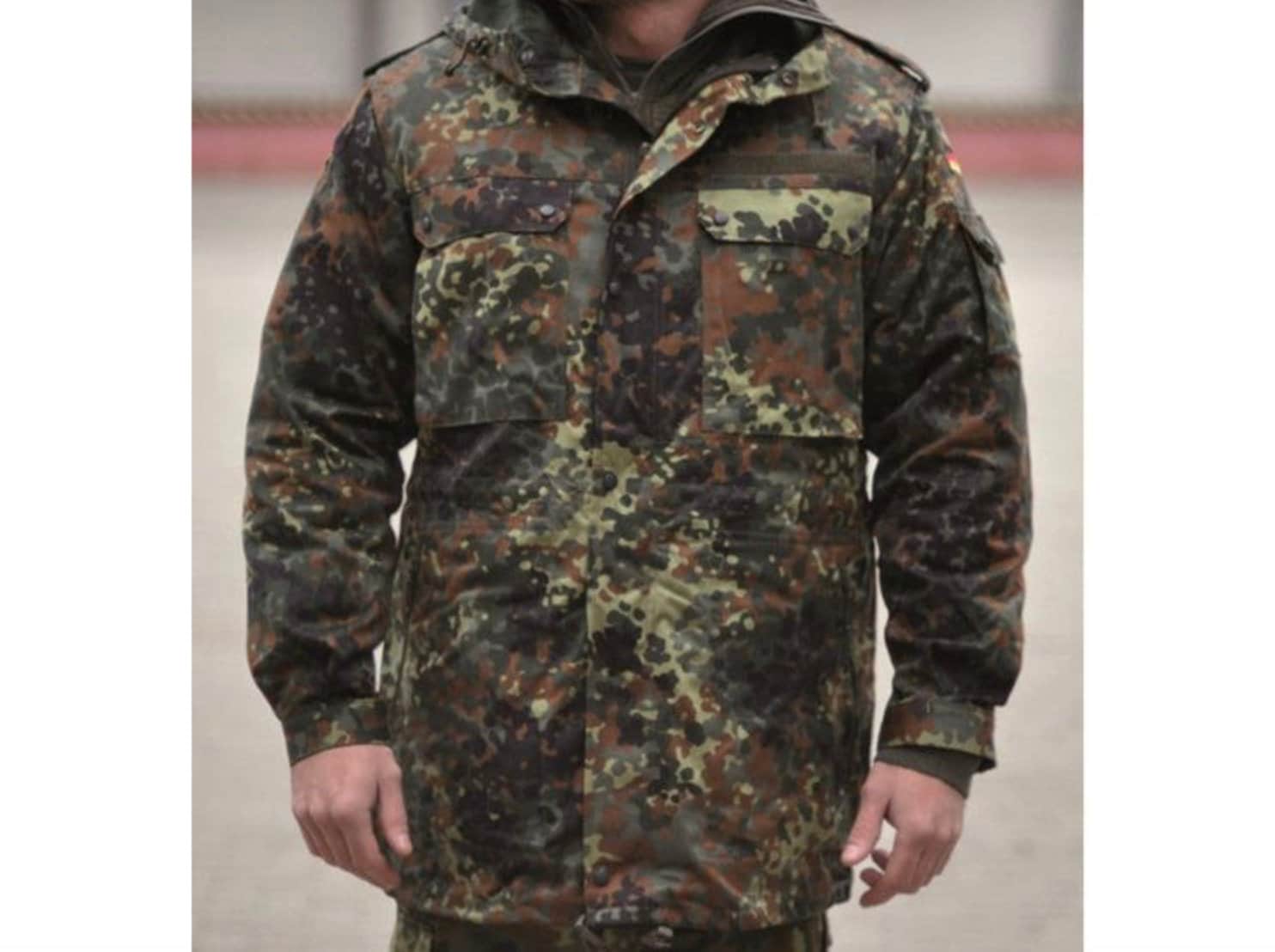 Mil-Tec German Genuine Flectar Parka with Liner Flecktarn