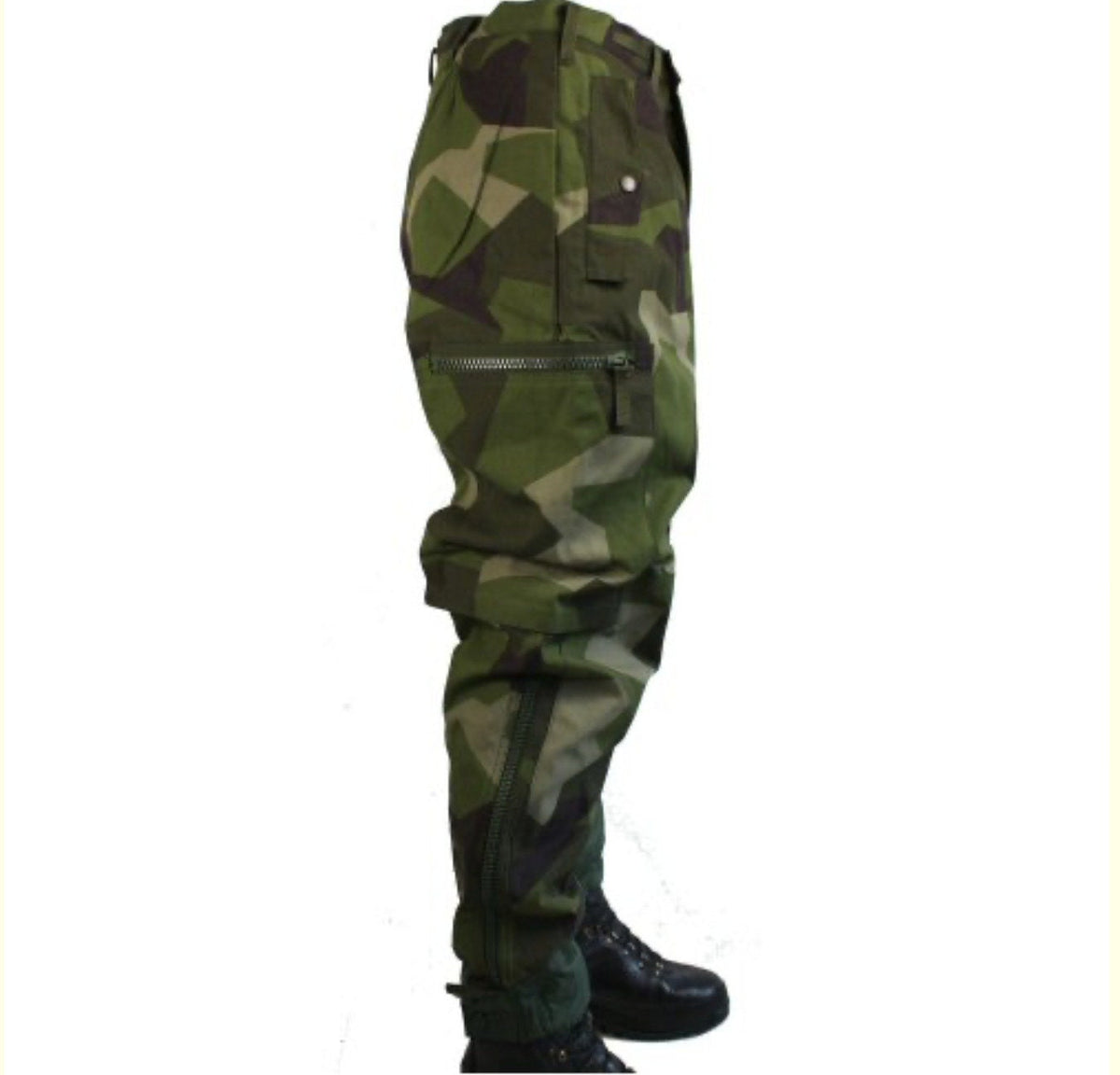 Original Swedish Army Trousers M90 Splinter – Used