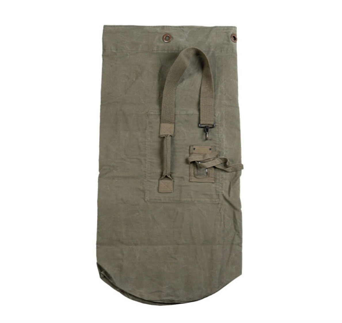 Military Surplus Greek US Type Large Cotton Duffle Bag – Used