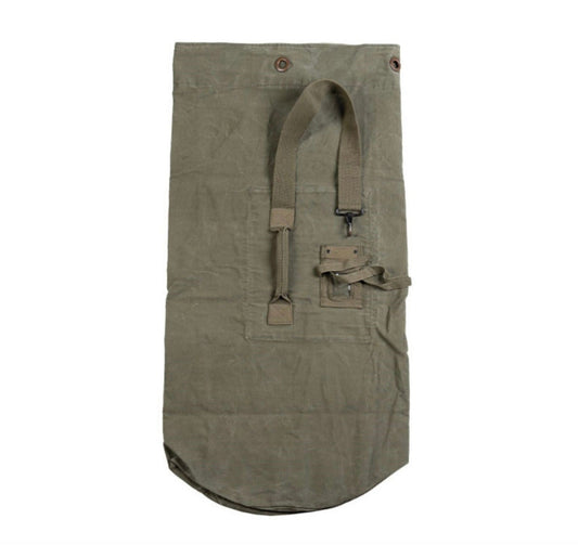 Greek Army US Type Large Cotton Duffle Bag Robust Spacious Military Surplus Used