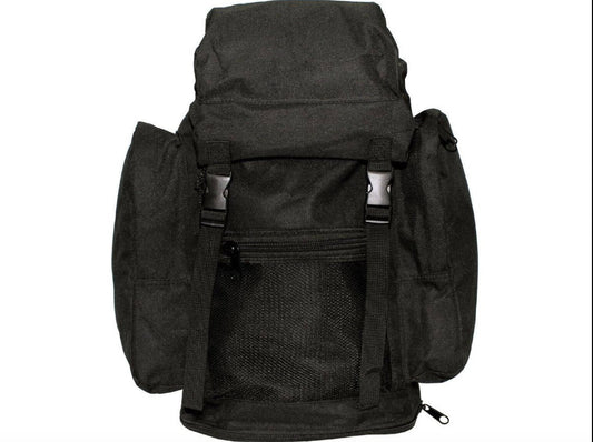 British Army Original Military Backpack Combat Black Used