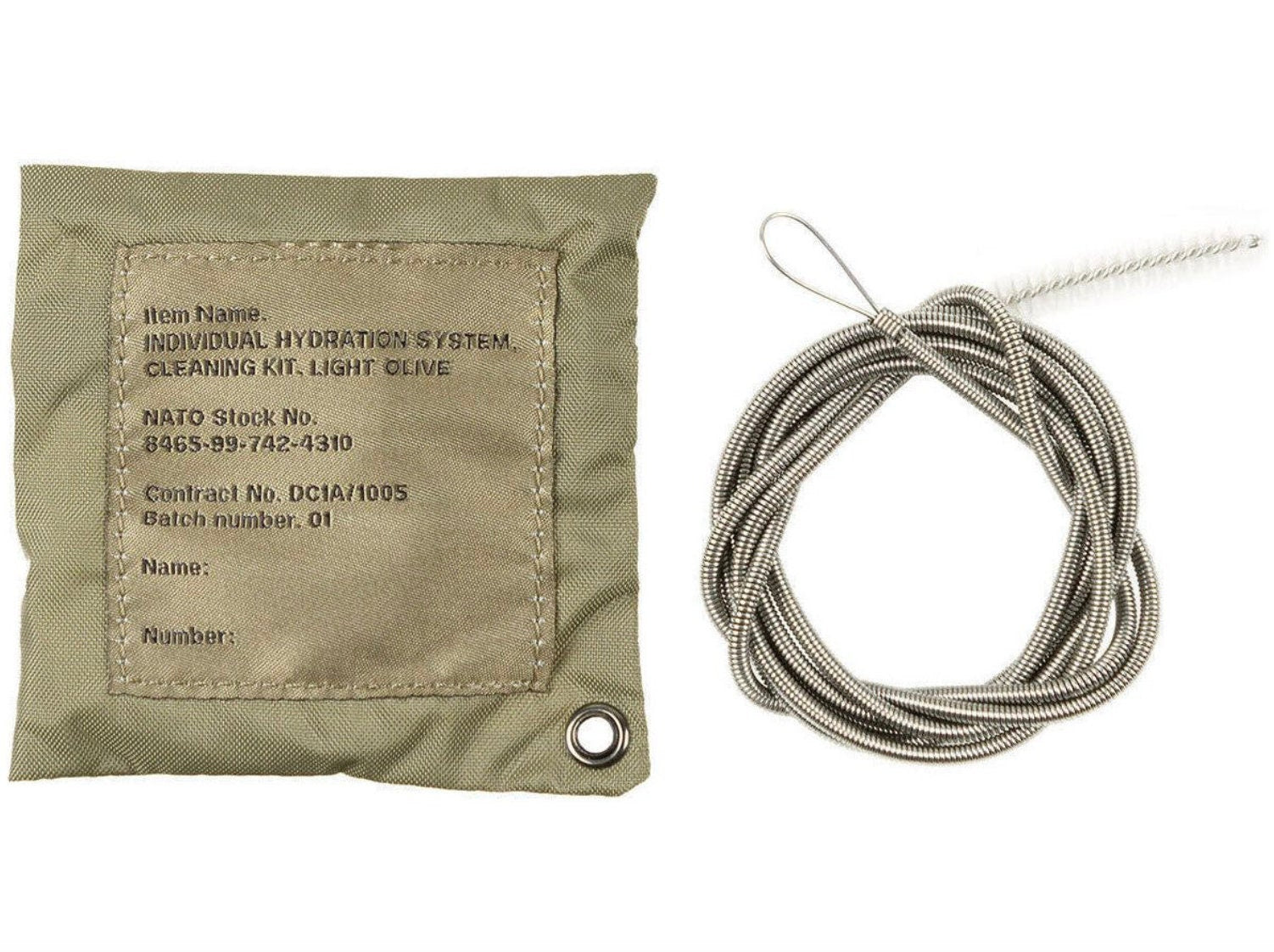 Original British Army Cleaning Set for Hydration Bladder – Used