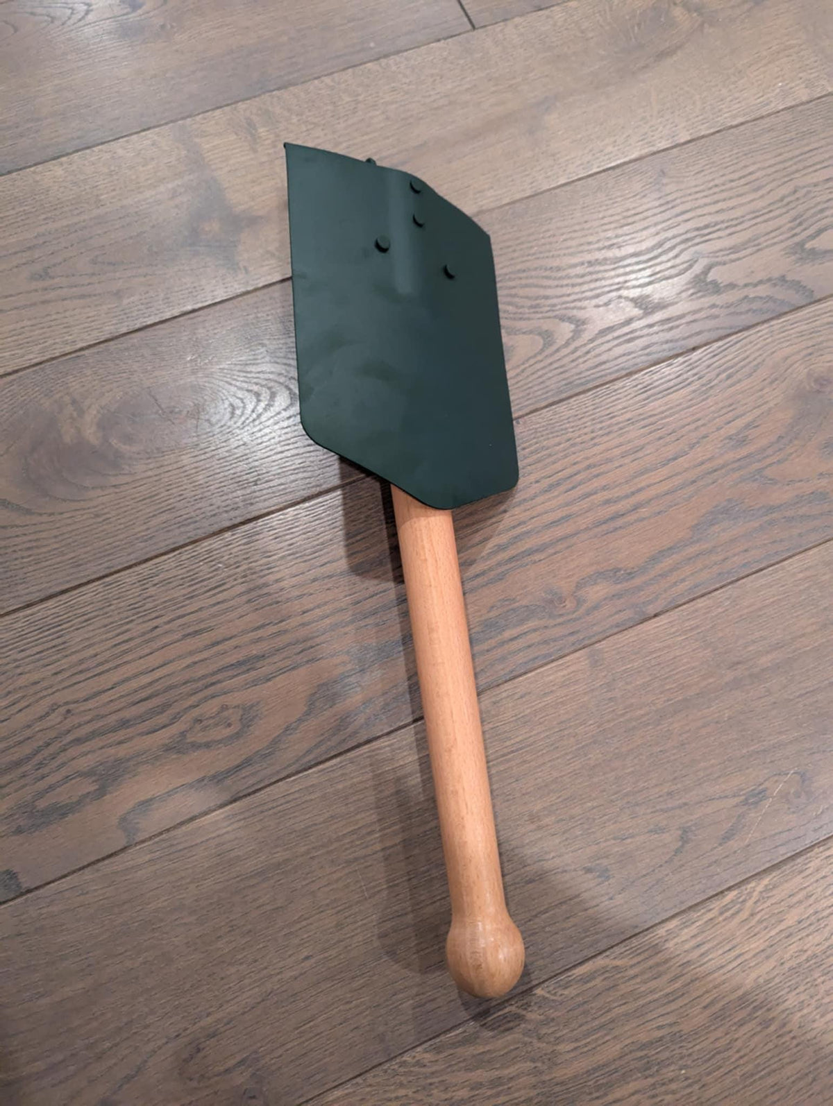 Original German Army Germ.folding Shovel New with Leather Pouch – Used