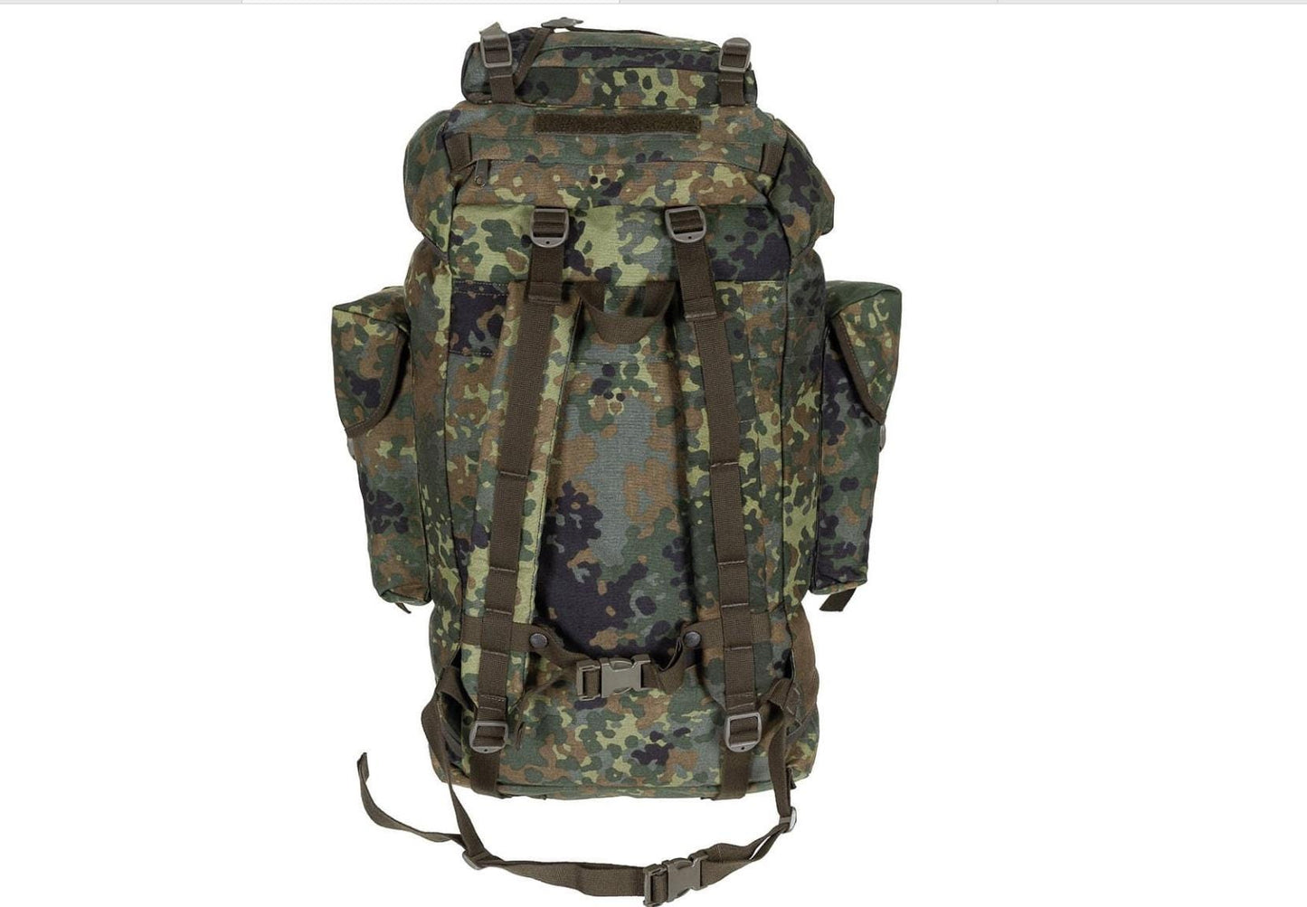 German Army Combat Backpack 65L – Bundeswehr Flecktarn Rucksack, Pre-Owned