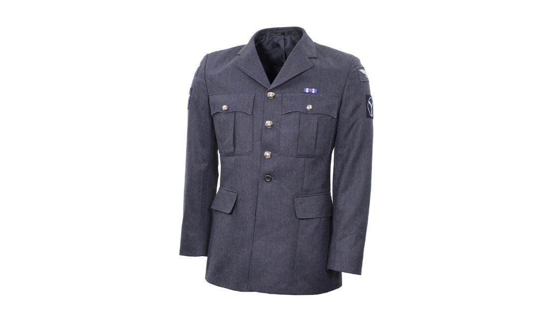 Original British Army Uniform Jacket Air Force Blue – Used