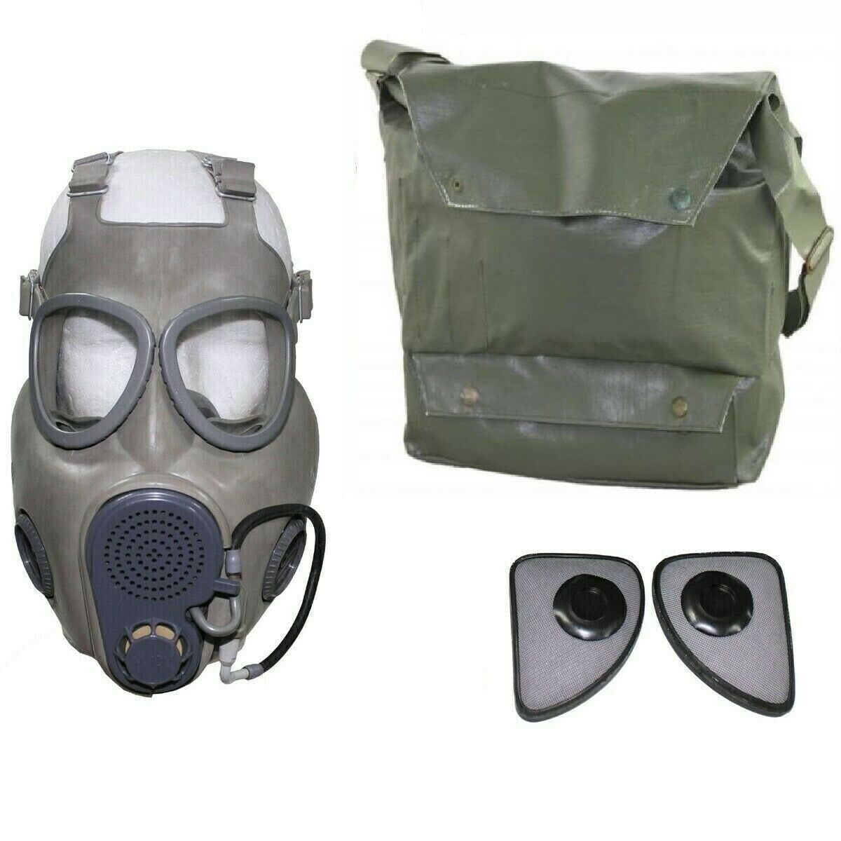 Military Surplus M10 Protection Mask with Filter & Bag Deco – Used
