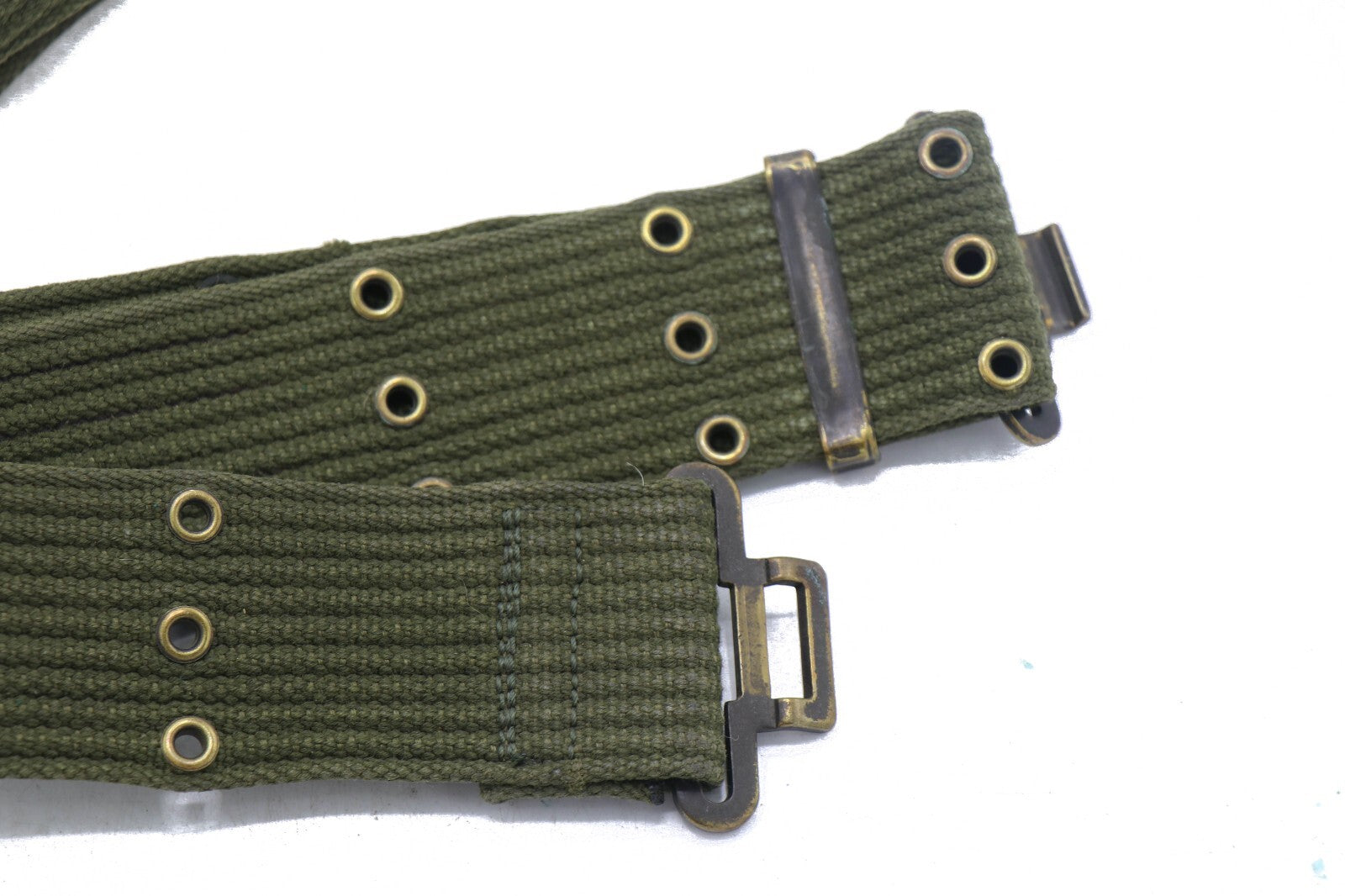 Original Belgian Army Belt Olive – Used