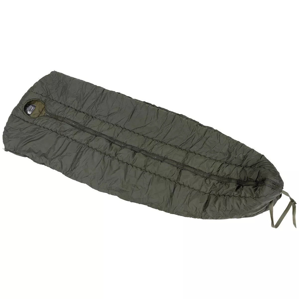 Original Austrian Army Sleeping Bag Goldeck Mummy Green – Used
