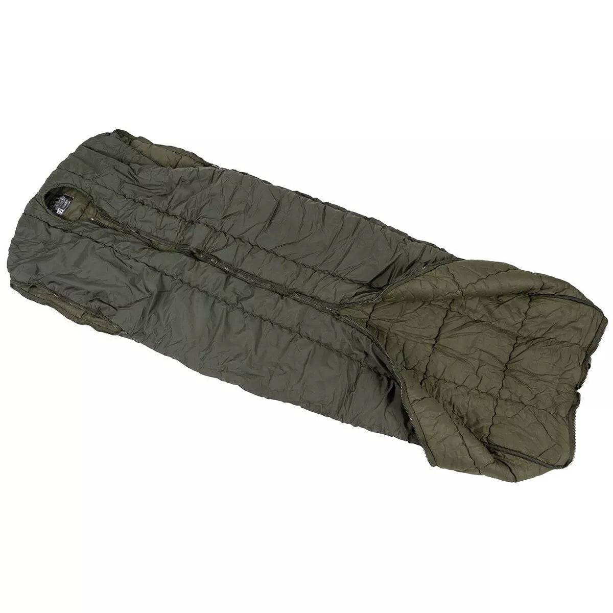 Original Austrian Army Sleeping Bag Goldeck Mummy Green – Used