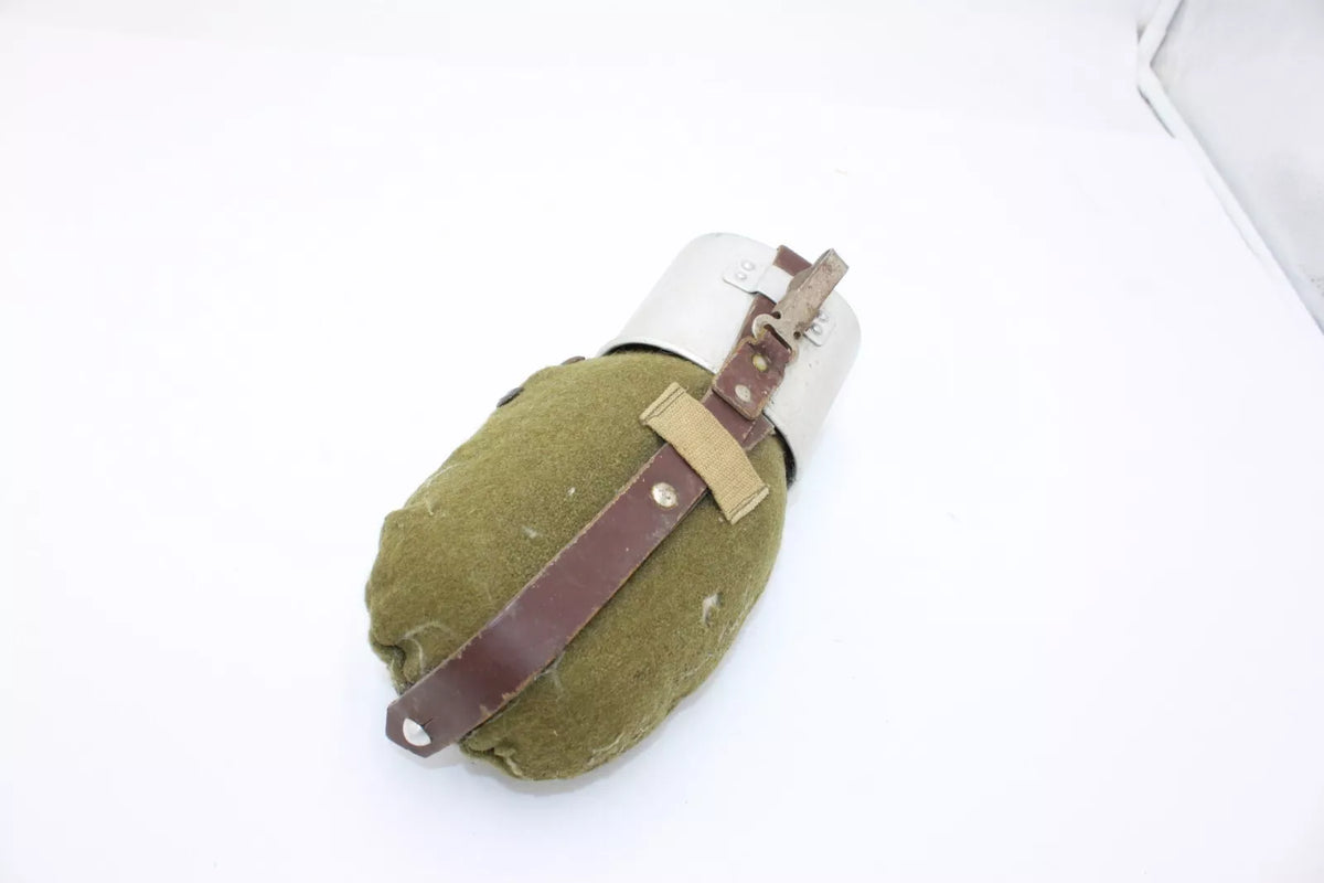 Original Romanian Army Alu Canteen with Cup & Cover – Used