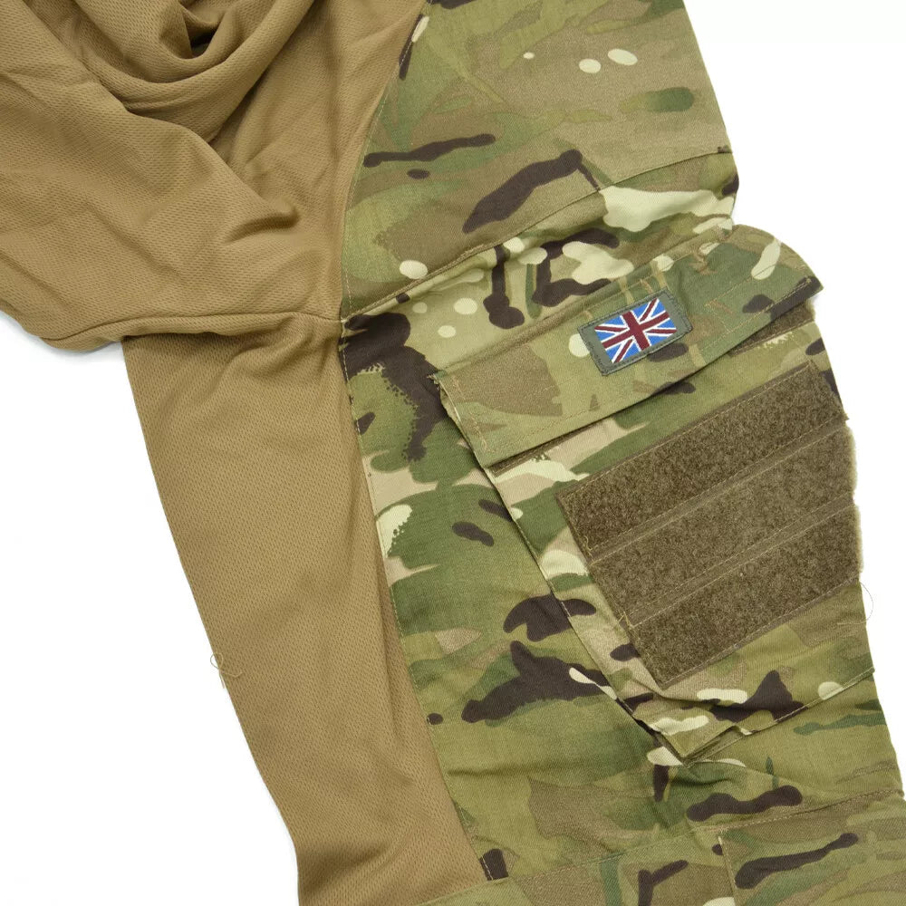 Original British Army Under Body Combat Shirt Ubac Camo MTP – Like New