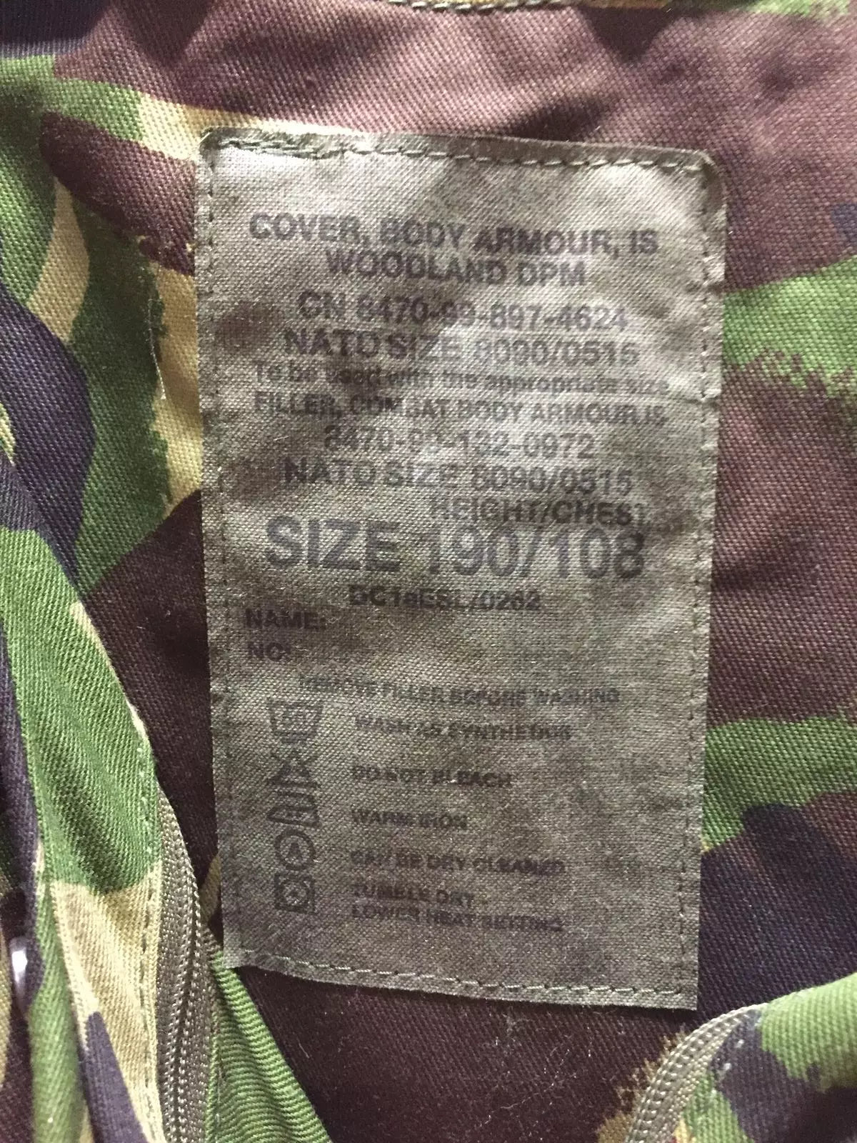 Original British Army Cover Combat Vest DPM – Like New