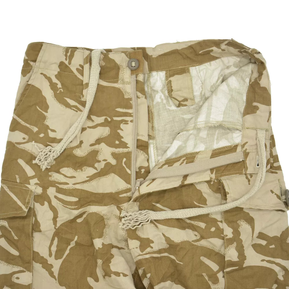 Original British Army Combat Pants Tropical Desert Camo DPM – Like New