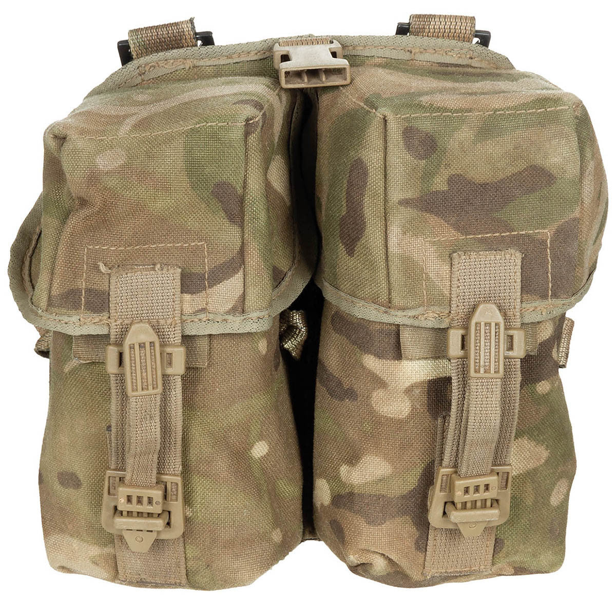 Original British Army Magazine Pouch Double Camo MTP – Used