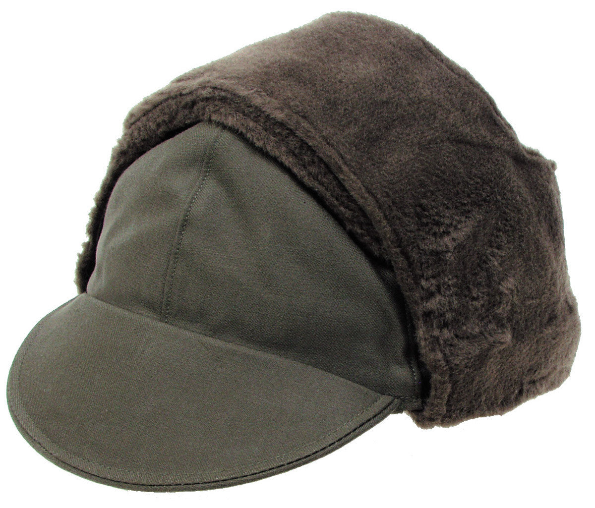 Original German Army Winter Cap Green – Like New