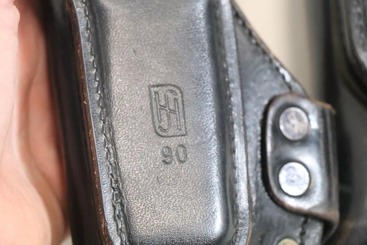 Military Surplus Police Leather Holster P5 – Used