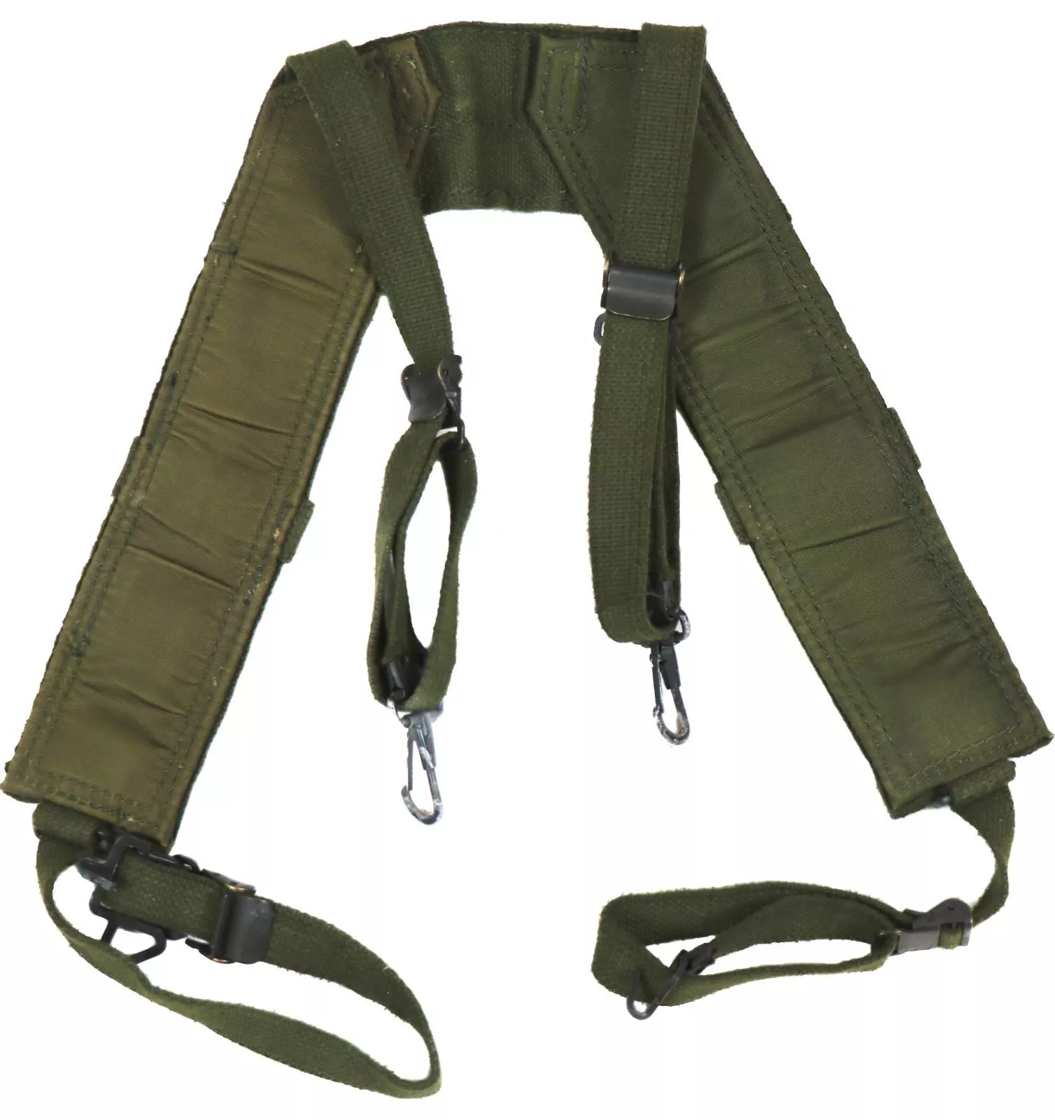 Original Belgian Army M56 Cotton Field Suspenders – Used