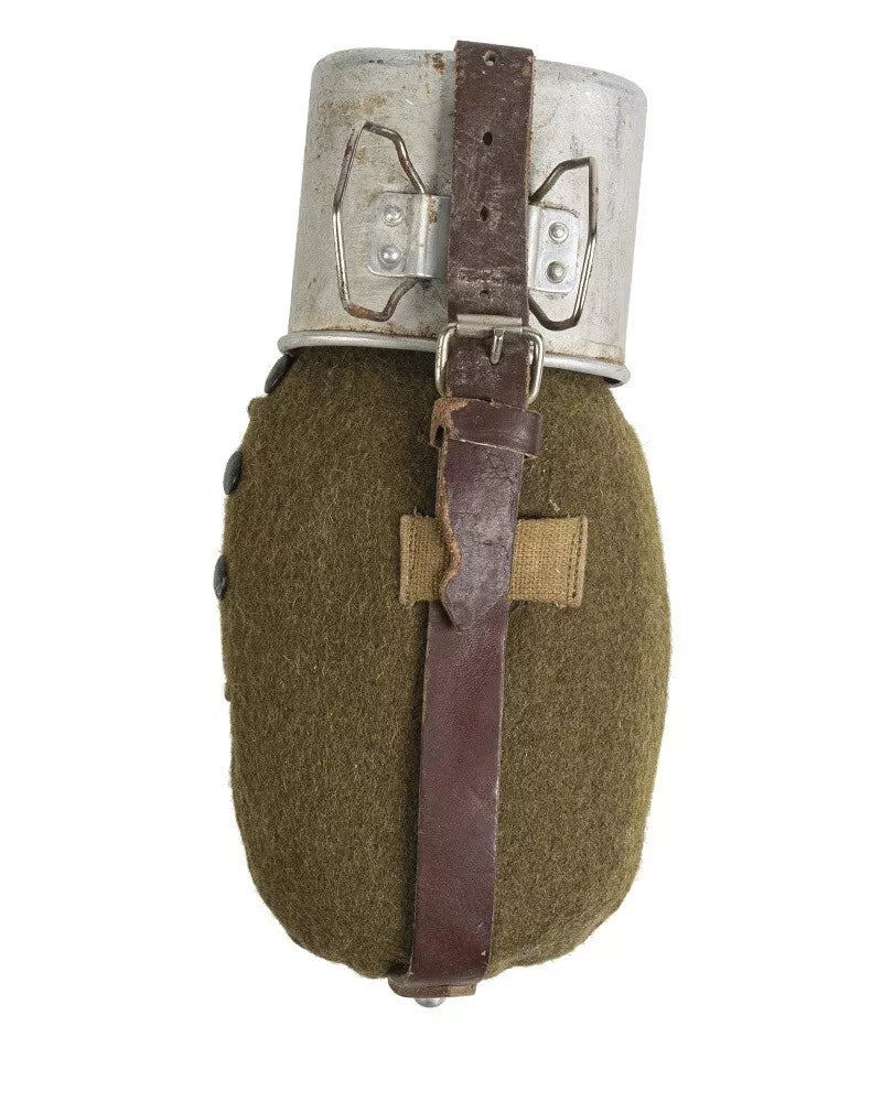 Original Romanian Army Alu Canteen with Cup & Cover – Used