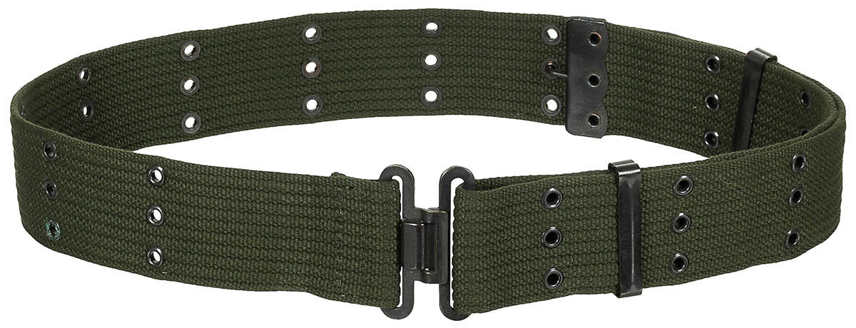 Original Belgian Army Belt Olive – Used