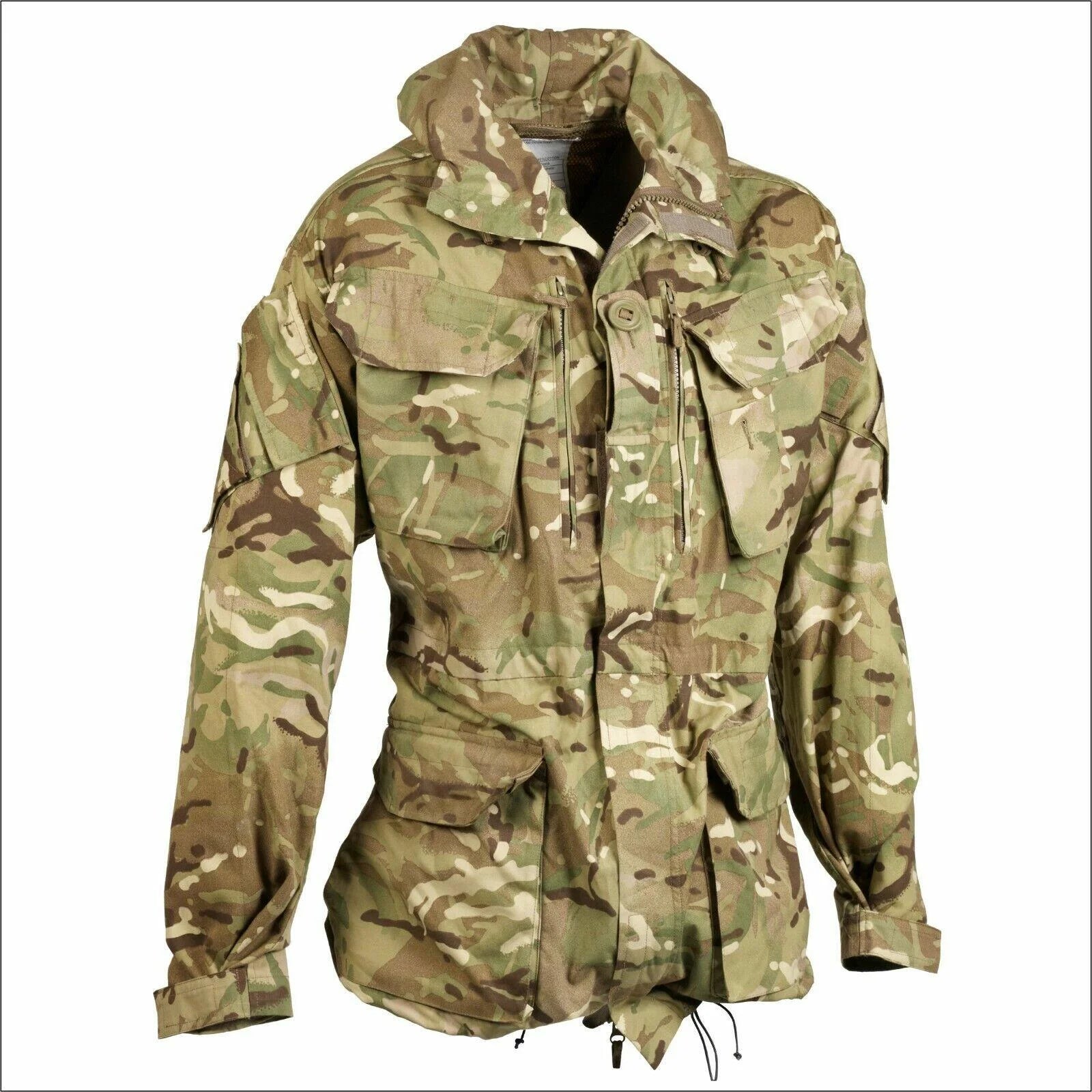 Original British Army Jacket Smock Camo Windproof MTP – Used
